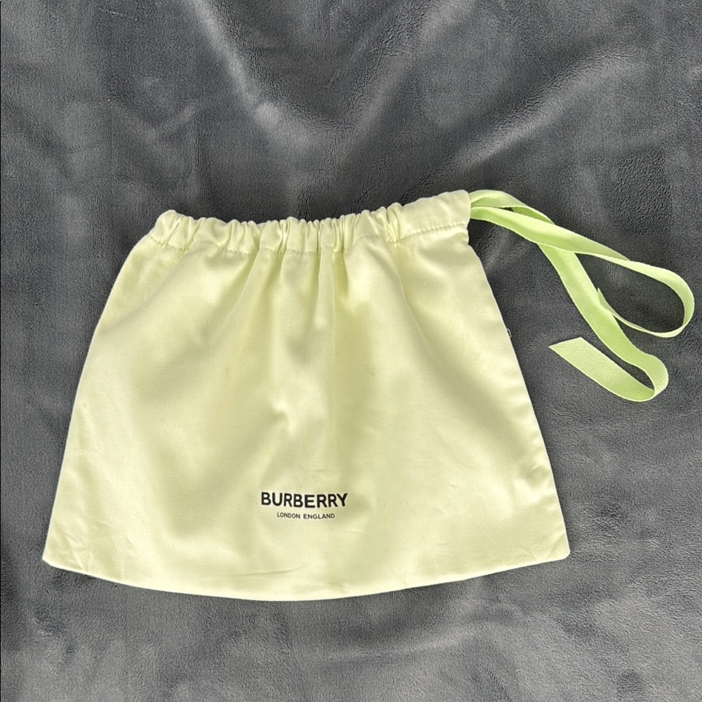 Burberry Lime Green Dust Bag